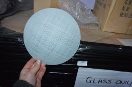 *Pallet of ~1200 250mm Patterned Glass Lamp Shades