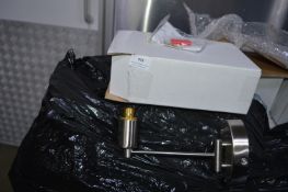 *Pallet of ~180 Satin Chrome Wall Lamps