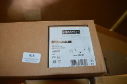 *~144 Kreadesign 31131 Half Moon Wall Lights