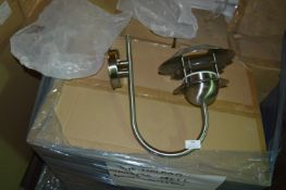 *~18 Malaga Stainless Steel Wall Lanterns