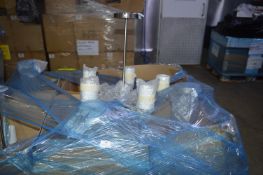 *19 Brushed Chrome Five Branch Ceiling Lights