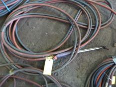 *Length of Oxygen and Fuel Burning Cutting Gear, B