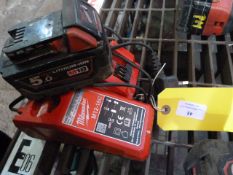 *Milwaukee 5am M18 Li-Ion Battery with M12/18 Char