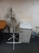 *Two Drawer Filing Cabinet and Two Freestanding Fa