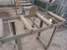 *Set of Four Steel Rollers ~1.3m long x 500mm wide