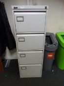 *Silverline Four Drawer Filing Cabinet