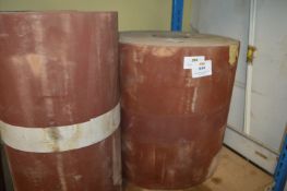 *Two Large Rolls of Sandpaper