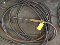 *Length of Oxygen and Fuel Burning Cutting Gear, B