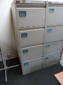 *Silverline Four Drawer Filing Cabinet