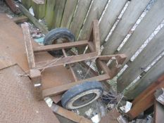 *V-Shaped Heavy Steel Trolley 750mm long