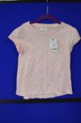 Next Girls Pink T-Shirt Size: 6 Years