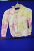 Next Girls Tie-dyed Zip Hoodie Size: 6 Years