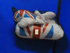 Union Jack Boxing Gloves and Inflatable Punchbag