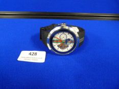 Gucci Pantcaon Wristwatch with Rubber Strap