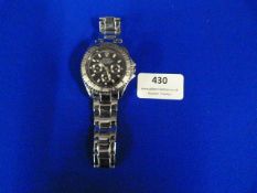 Chrome Effect Gent's Wristwatch