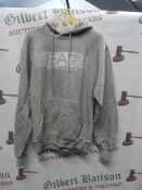 Emporio Armani EA7 Grey Hoodie Size: M