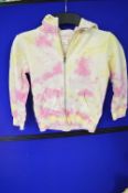 Next Girls Tie-dyed Zip Hoodie Size: 6 Years