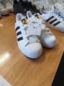Adidas Superstars (white & black) Size: 3