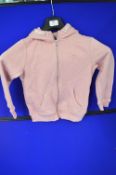 Next Girls Pink Zip Hoodie Size: 7 Years