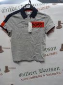 Hugo Boss Grey T-Shirt Size: XS Slim (12 years)