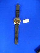 Hugo Boss Gent's Wristwatch with Rubber Strap