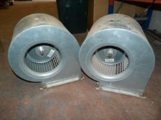 *Two Imofa DD9-9-14 Centrifugal Fans