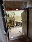 *Eight Unframed Beveled Edge Mirrors 36