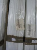 *16 Lengths of 38 x 25mm White Plastic Mini Trunking