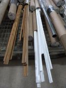 *12x 2.5m Lengths of Plastic Downpipe - Colours May Vary