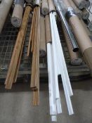 *12x 2.5m Lengths of Plastic Downpipe - Colours May Vary