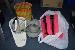 Bed Pan, Heat Lamp, Boot Stretchers, etc.