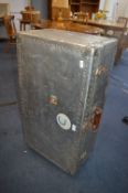Vintage Aluminium Travel Trunk