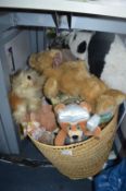 large Basket of Soft Toys