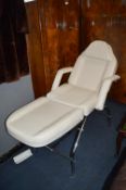 White Leather Massage Couch