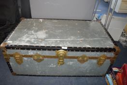 Large Aluminium Travel Trunk