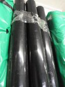 *12x 2.5m Lengths of Black Plastic Downpipe