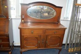 1930's Mahogany Mirror Backed Sideboard