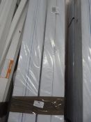 *16 Lengths of 50 x 50mm White Plastic Trunking
