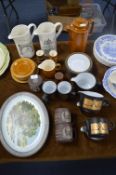 Mixed Hornsea Pottery Including Hand Painted Bever