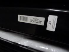 *6x 3m Lengths of Square Black Plastic Gutter