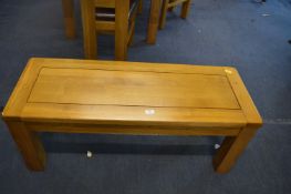 Solid Light Oak Coffee Table by JB Global
