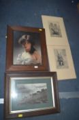 Two Edwardian Framed Print and Two York Prints