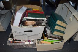 Three Boxes of Assorted Books