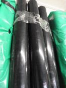 *12x 2.5m Lengths of Black Plastic Downpipe