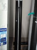 *12x Lengths of 76mm Mini Flow Black Plastic Gutte