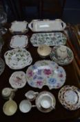 Decorative Pottery by Spode, Wedgwood, etc.