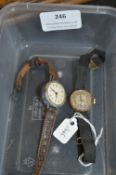 Two Vintage Ladies Wristwatches (AF)