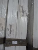 *16 Lengths of 38 x 25mm White Plastic Mini Trunking