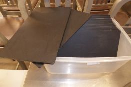 * 13 x slate effect deli display plates 260w x 160d