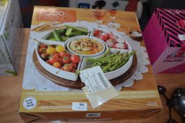 *Food & Friends Lazy Susan 5pc Serving Set